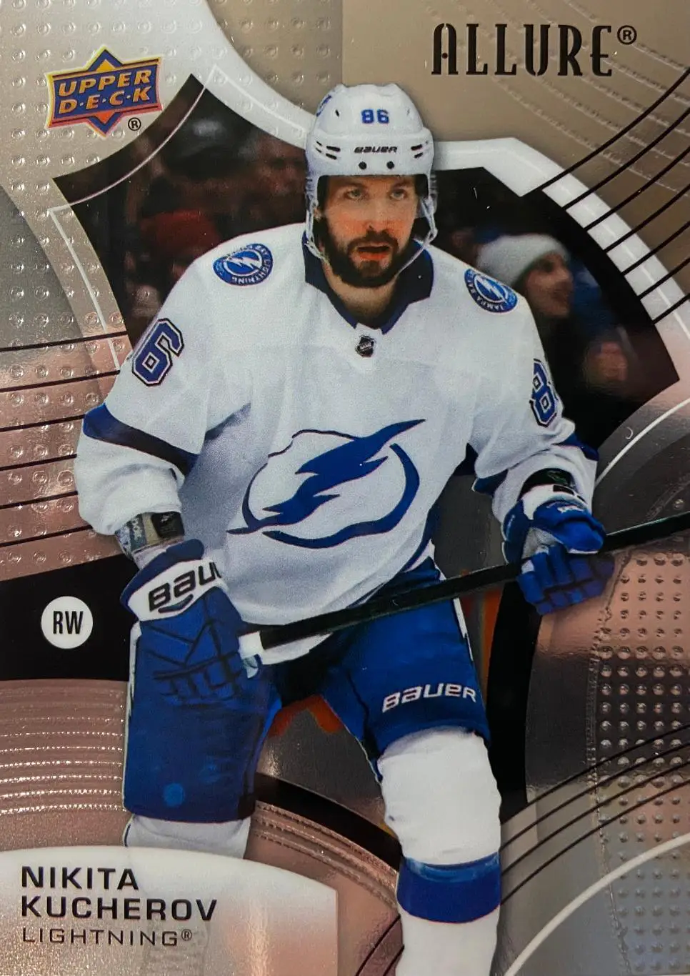 Карточка Никита Кучеров Tampa Bay Lightning - Тампа-Бэй, ЦСКА Москва NHL/НХЛ КХЛ