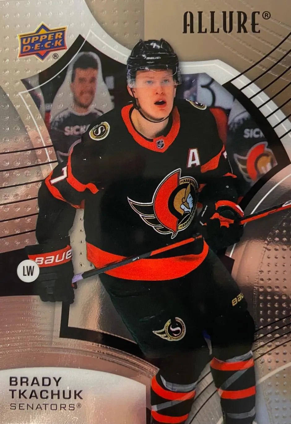 Хоккей. Карточка Brady Tkachuk - Брэди Ткачук Ottawa Senators - Оттава НХЛ-NHL