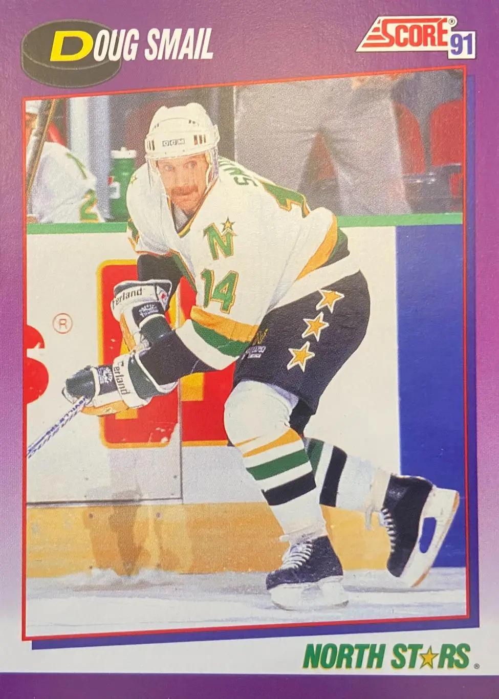 Хоккей. Карточка Doug Smail/Дуг Смэйл Minnesota North Stars / Миннесота НХЛ/NHL