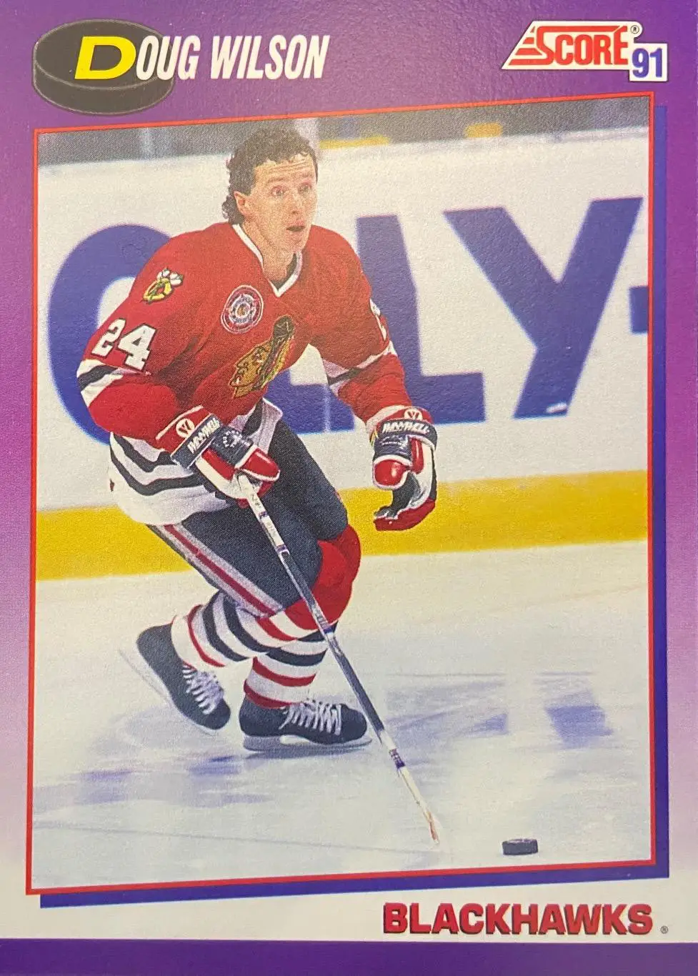 Хоккей. Карточка Doug Wilson - Дуг Уилсон Chicago Blackhawks - Чикаго НХЛ/NHL