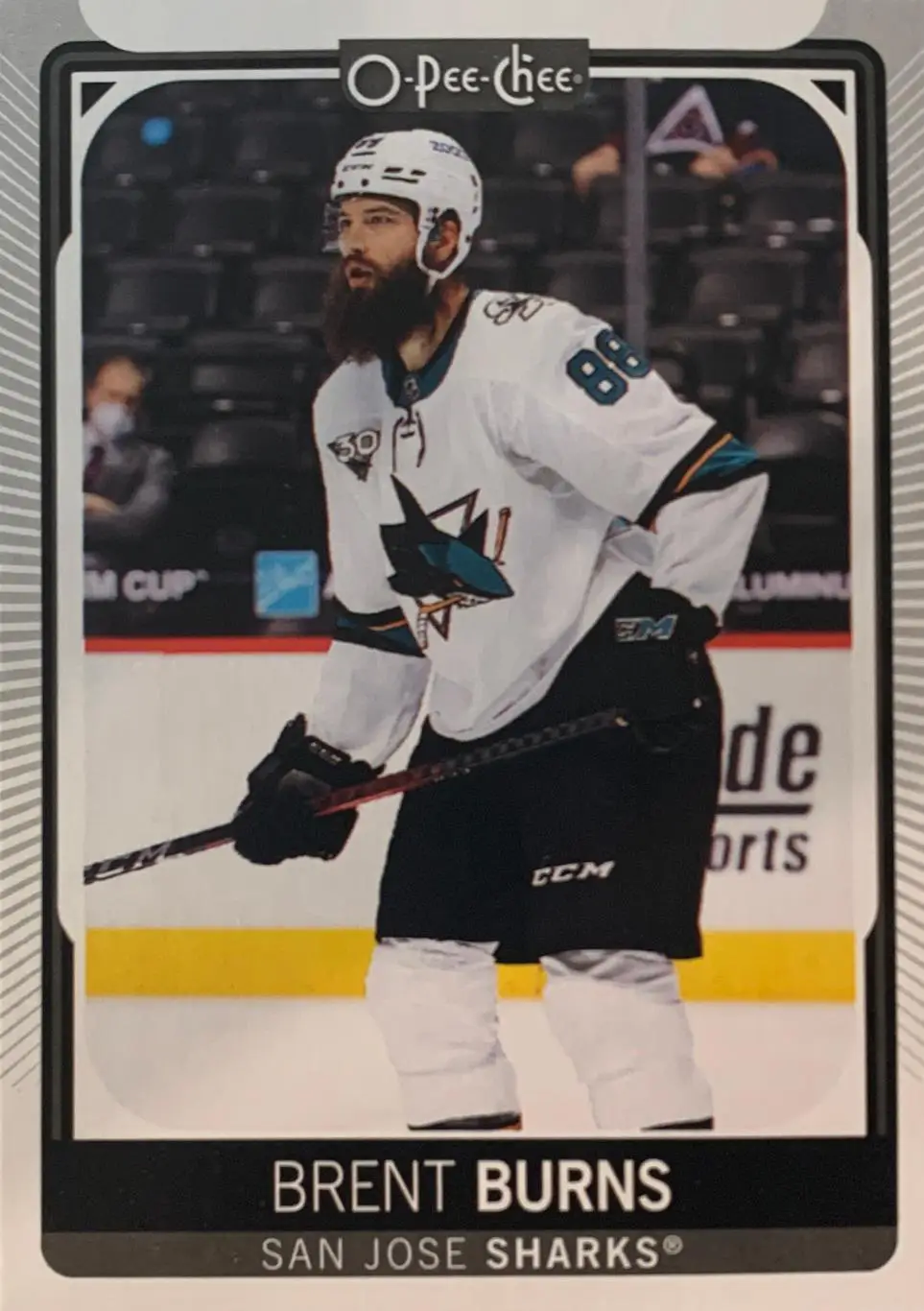Хоккей Карточка Brent Burns-Брент Бернс San Jose Sharks - Сан-Хосе Шаркс NHL/НХЛ