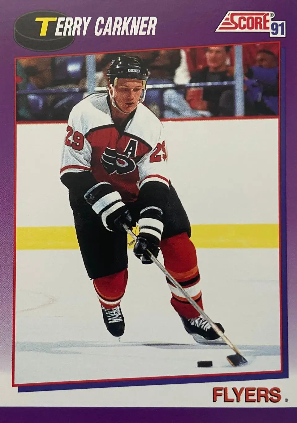 Карточка Terry Carkner - Терри Каркнер Philadelphia Flyers - Филадельфия НХЛ/NHL