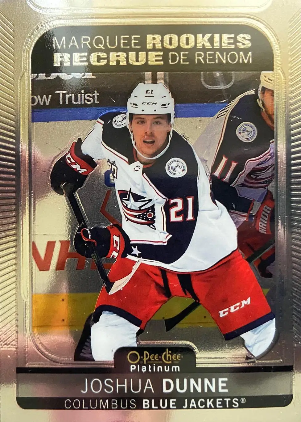 Хоккей. Карточка Joshua Dunne - Джош Данн Columbus Blue Jackets-Коламбус НХЛ/NHL