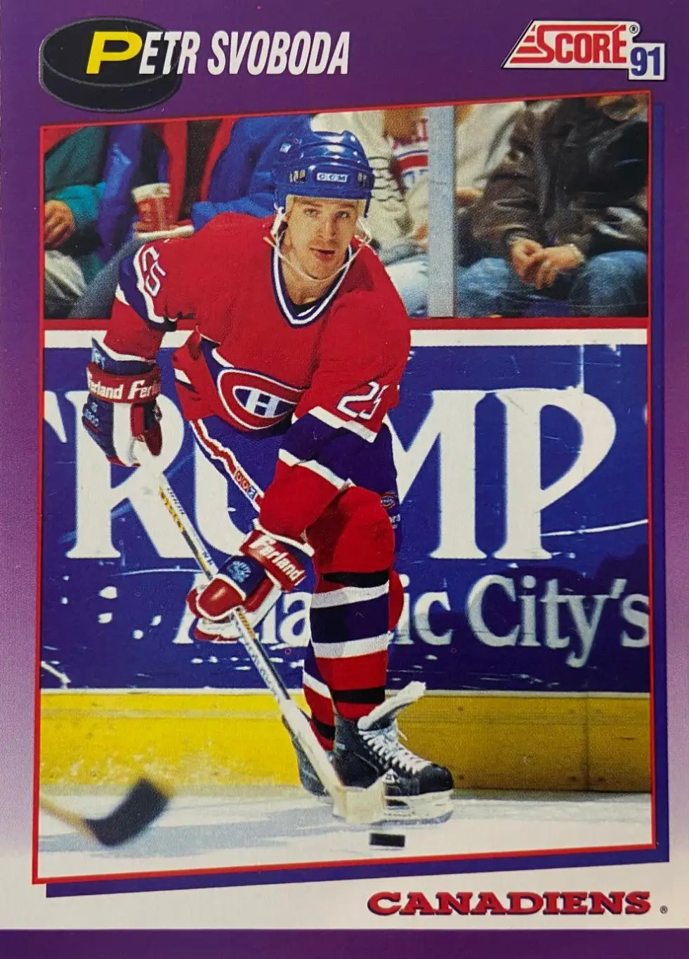 Хоккей. Карточка Petr Svoboda - Петр Свобода Montreal Canadiens-Монреаль НХЛ/NHL