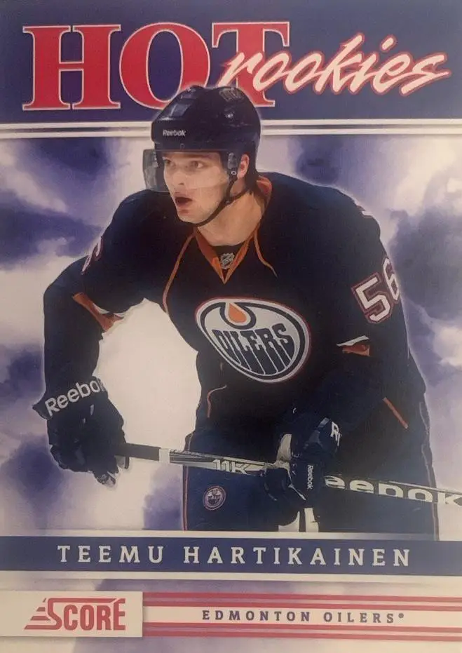 Хоккей Карточка Теему Хартикайнен Edmonton Oilers-Эдмонтон,Салават Юлаев НХЛ/КХЛ