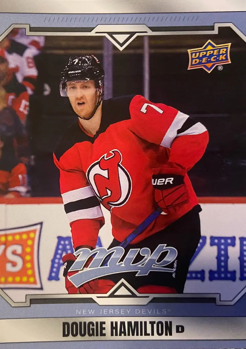 Карточка Dougie Hamilton - Дуги Хэмилтон New Jersey Devils - Нью-Джерси НХЛ/NHL