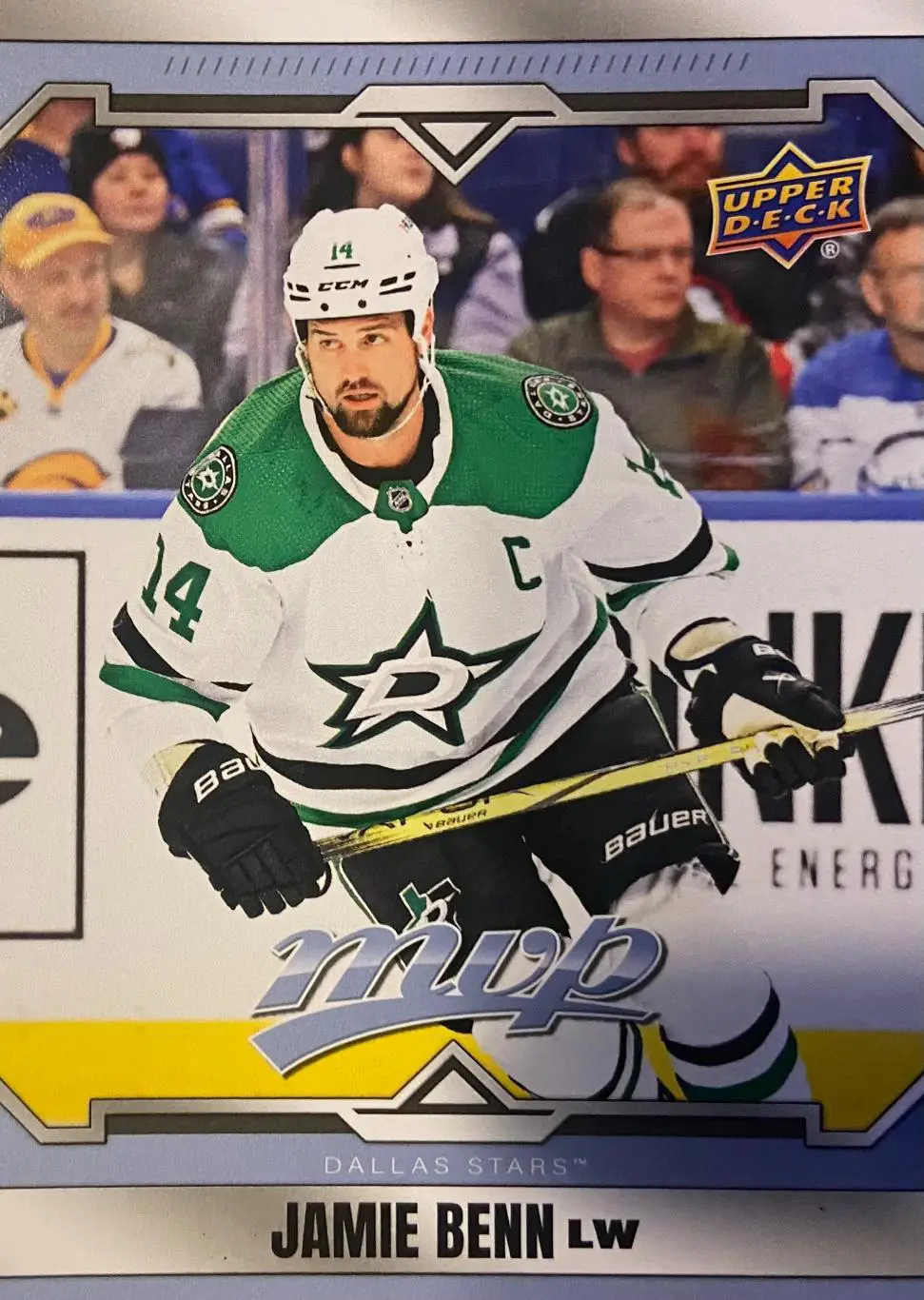 Хоккей. Карточка Jamie Benn - Джейми Бенн Dallas Stars - Даллас Старз НХЛ-NHL