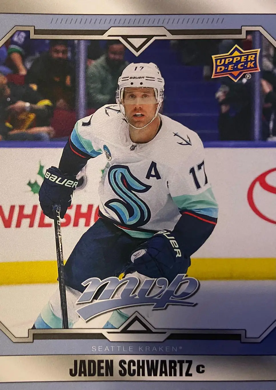 Хоккей Карточка Jaden Schwartz-Джейден Шварц Seattle Kraken-Сиэтл Кракен NHL/НХЛ