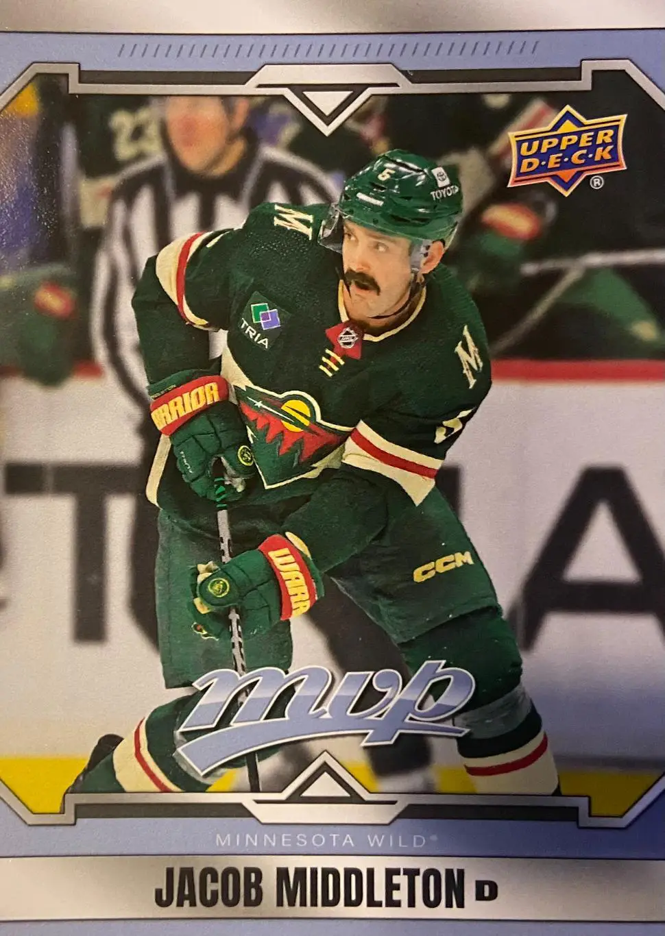 Карточка Jacob Middleton - Джейкоб Миддлтон Minnesota Wild - Миннесота НХЛ/NHL