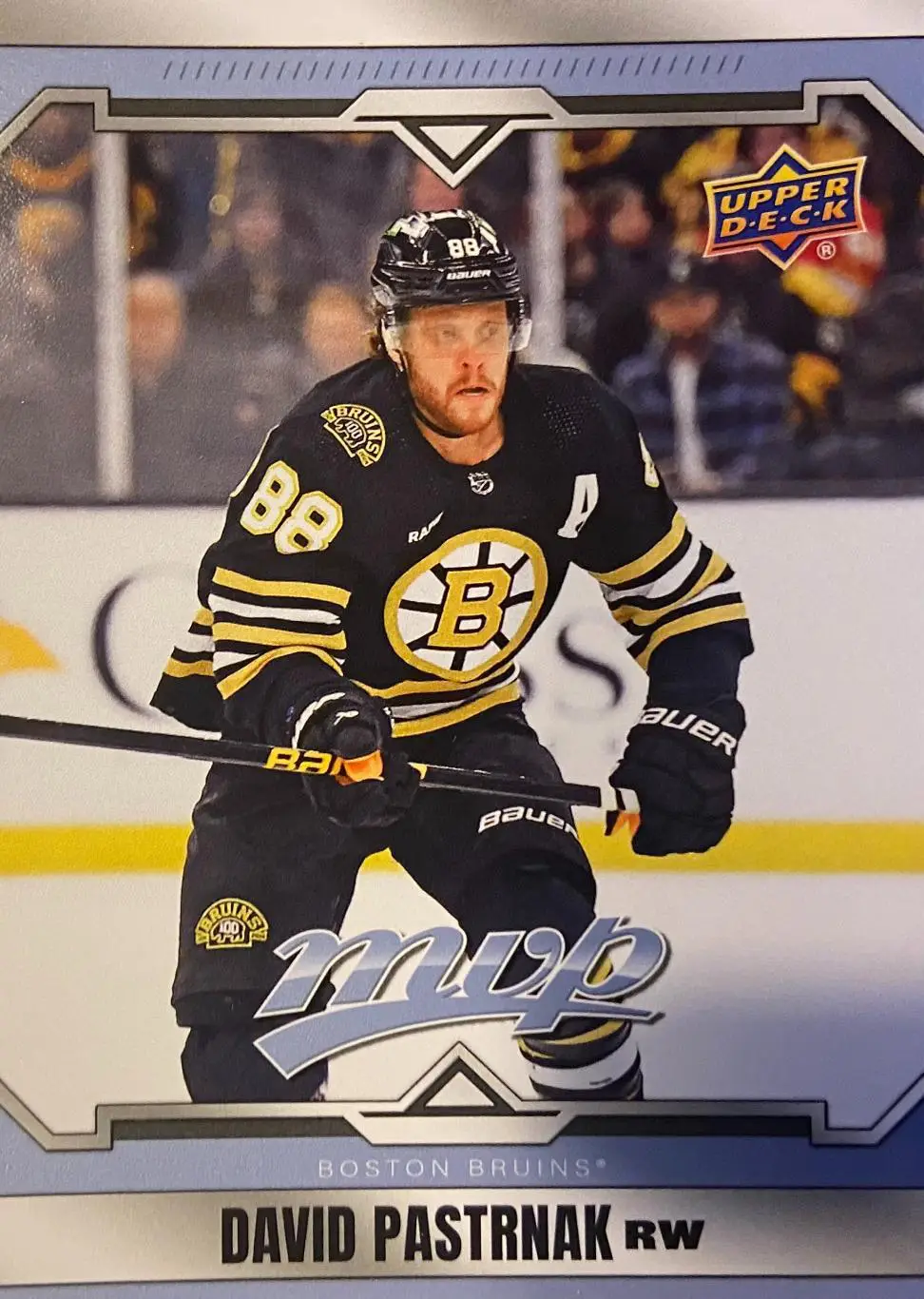 Хоккей. Карточка David Pastrnak - Давид Пастрняк Boston Bruins - Бостон НХЛ/NHL