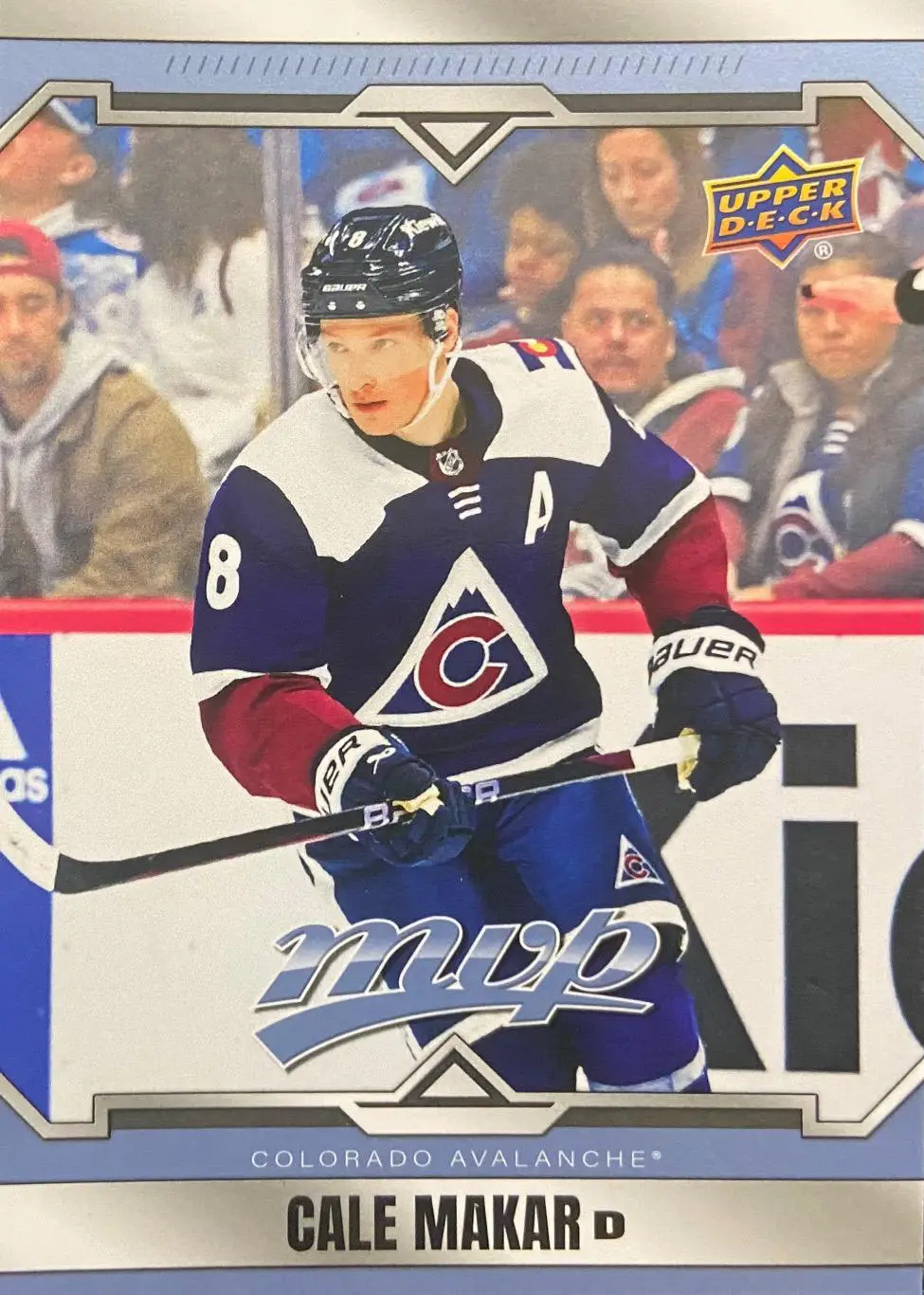 Хоккей. Карточка Cale Makar - Кейл Макар Colorado Avalanche-Колорадо НХЛ/NHL