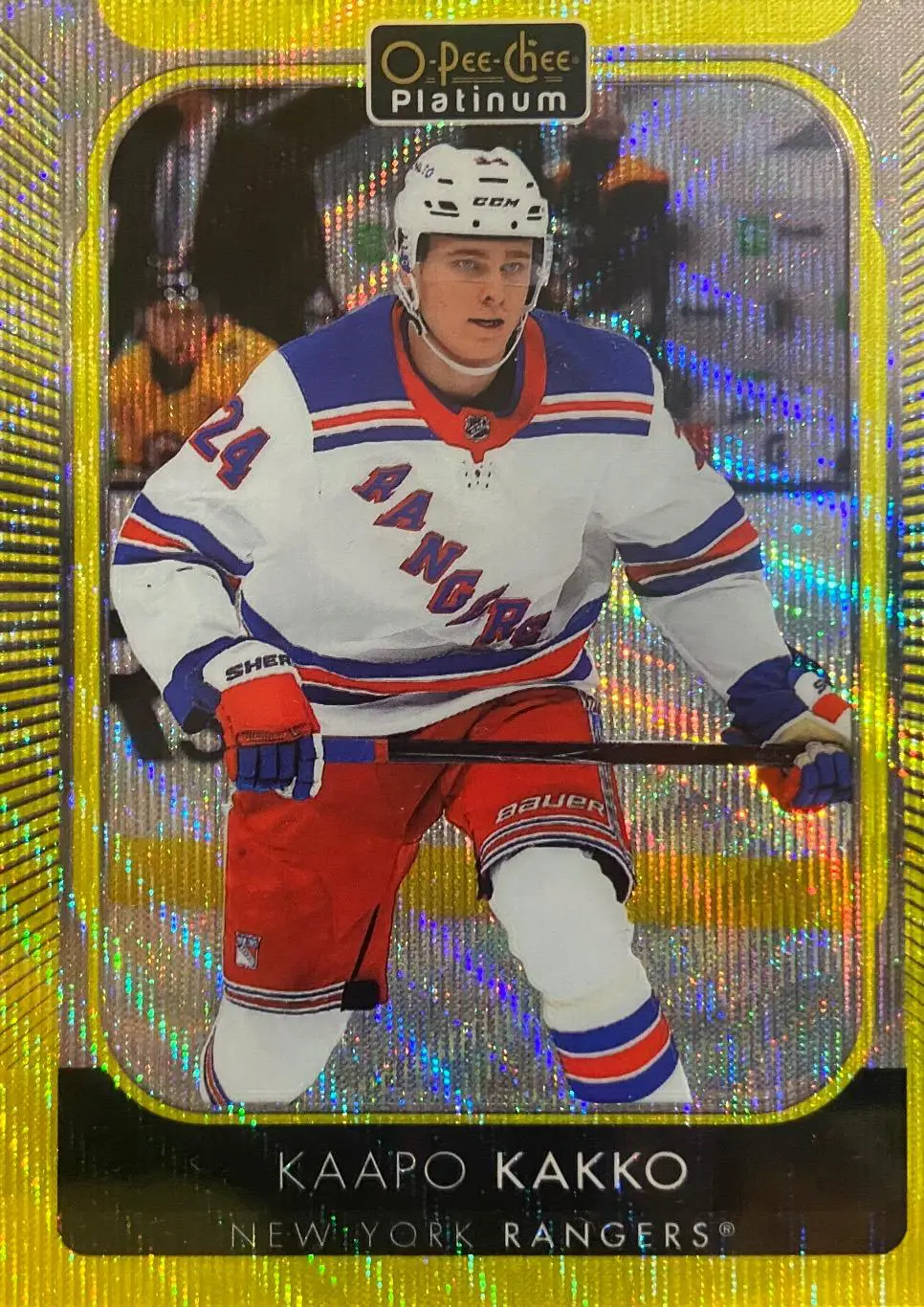 Хоккей. Карточка Kaapo Kakko - Каапо Какко New York Rangers - Рейнджерс НХЛ