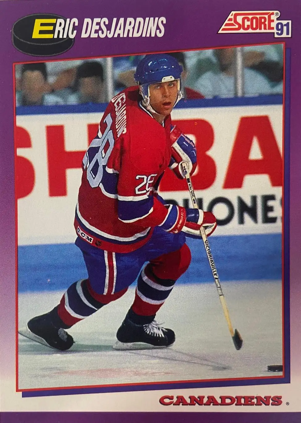 Карточка Eric Desjardins - Эрик Дежарден Montreal Canadiens/Монреаль НХЛ/NHL