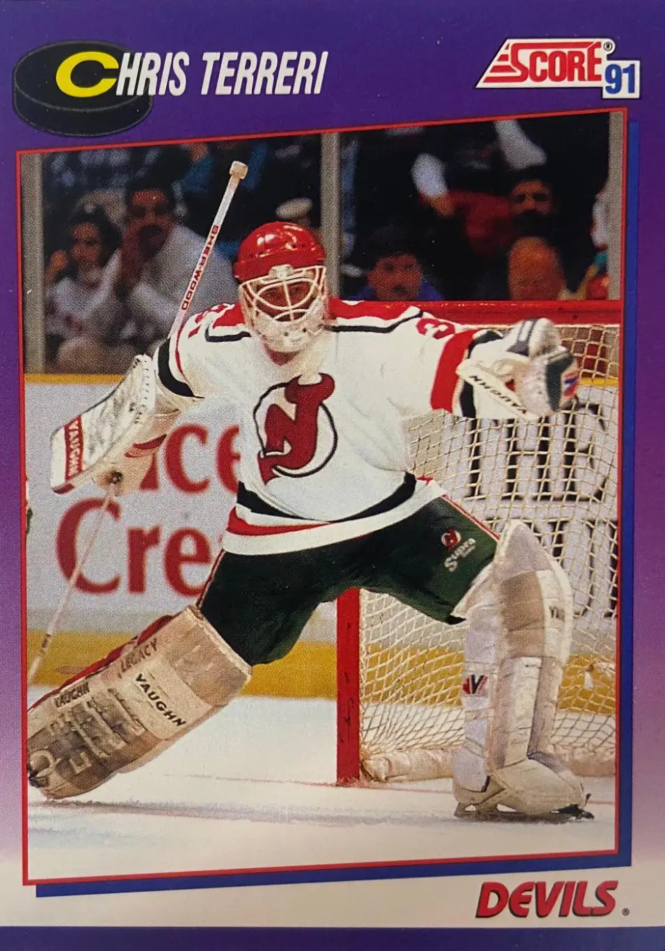 Хоккей. Карточка Chris Terreri - Крис Террери New Jersey Devils - Девилз НХЛ/NHL