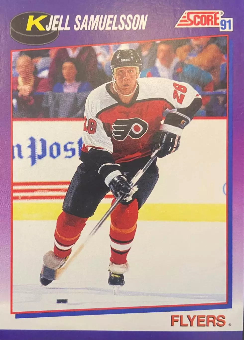 Хоккей. Карточка Kjell Samuelsson-Челль Самуэльссон Philadelphia Flyers НХЛ/NHL