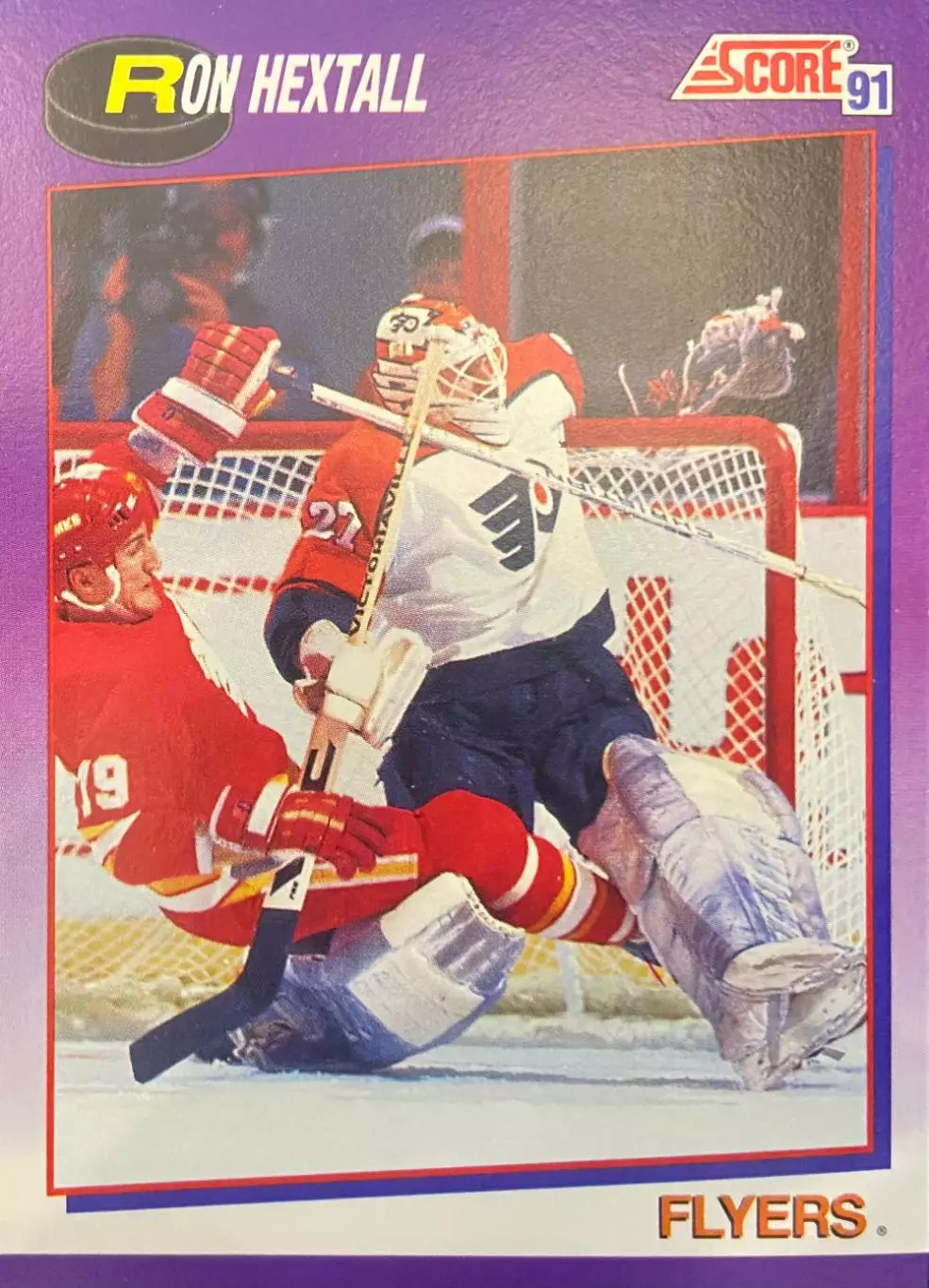 Хоккей Карточка Ron Hextall-Рон Хекстолл Philadelphia Flyers-Филадельфия НХЛ/NHL