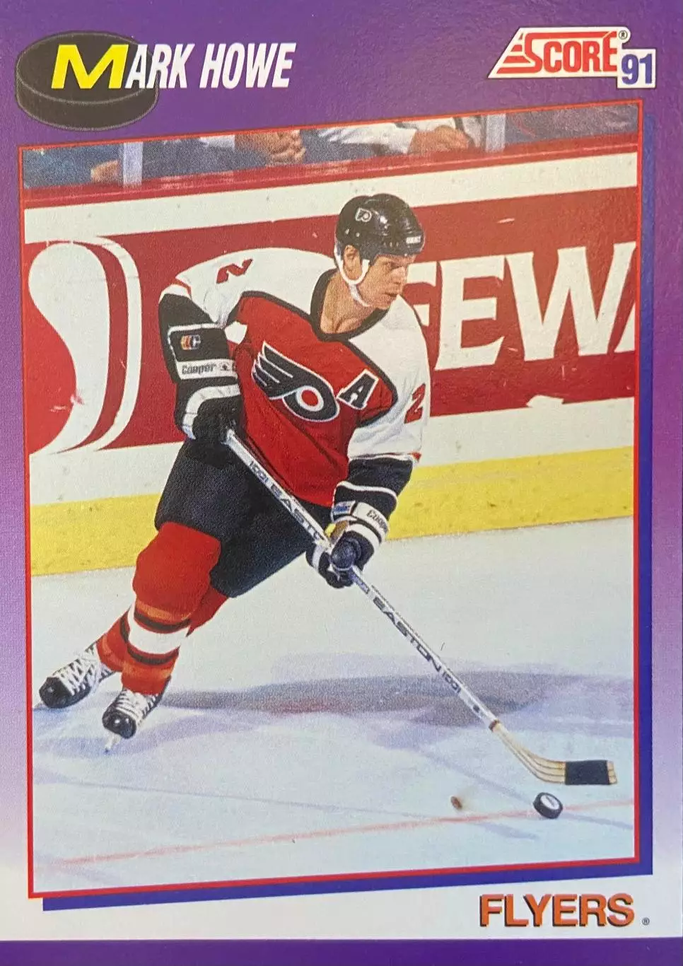 Карточка Mark Howe - Марк Хоу Philadelphia Flyers - Филадельфия Флайерз НХЛ/NHL