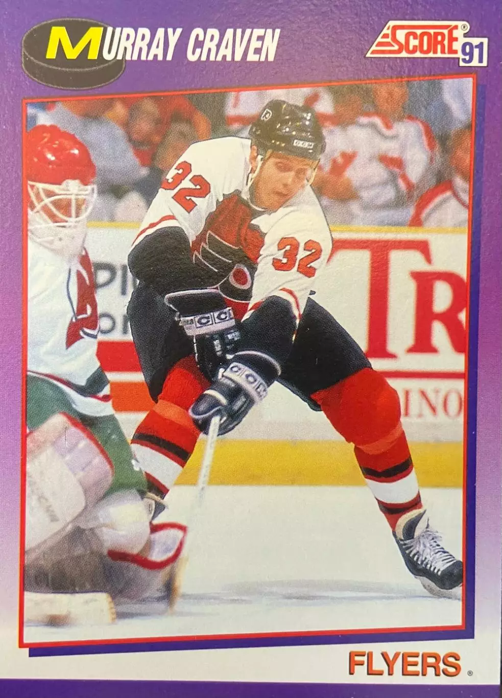 Хоккей Карточка Murray Craven-Мюррей Крэйвен Philadelphia Flyers-Флайерз НХЛ/NHL