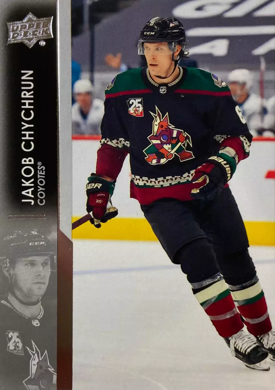 Хоккей. Карточка Jakob Chychrun - Джейкоб Чикран Arizona Coyotes-Аризона НХЛ-NHL