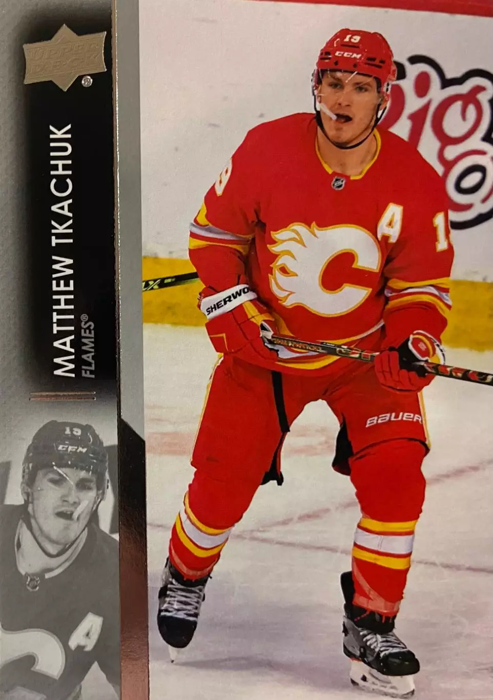 Хоккей. Карточка Matthew Tkachuk-Мэттью Ткачук Calgary Flames - Калгари NHL/НХЛ
