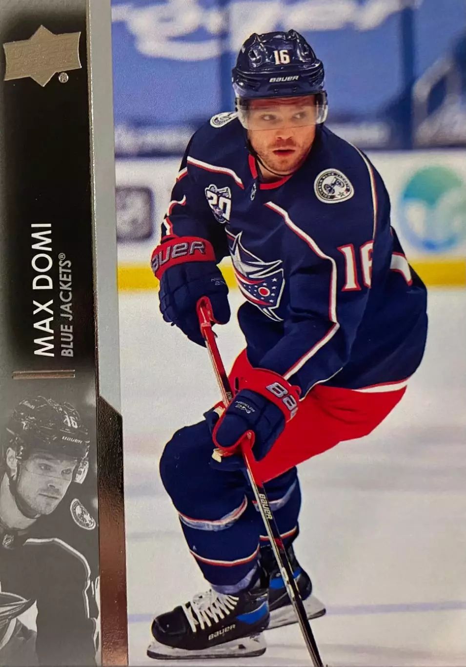 Хоккей. Карточка Max Domi - Макс Доми Columbus Blue Jackets - Коламбус НХЛ/NHL