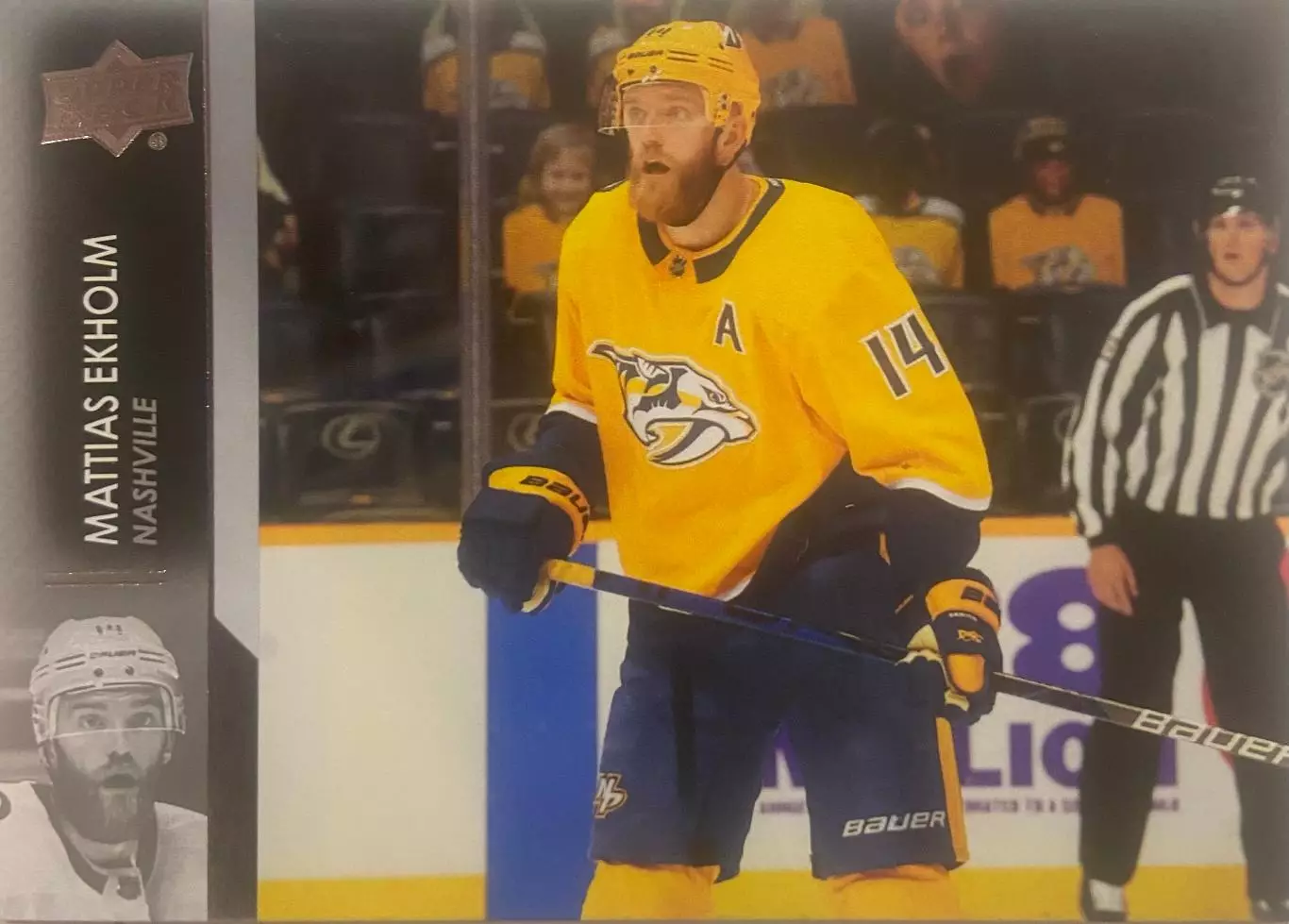 Карточка Mattias Ekholm - Маттиас Экхольм Nashville Predators - Нэшвилл НХЛ/NHL