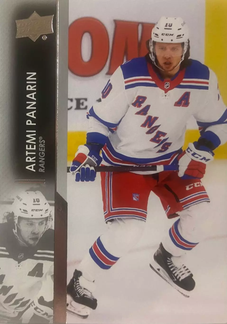 Хоккей Карточка Артемий Панарин New York Rangers/СКА/Ак Барс/Витязь КХЛ/NHL/НХЛ