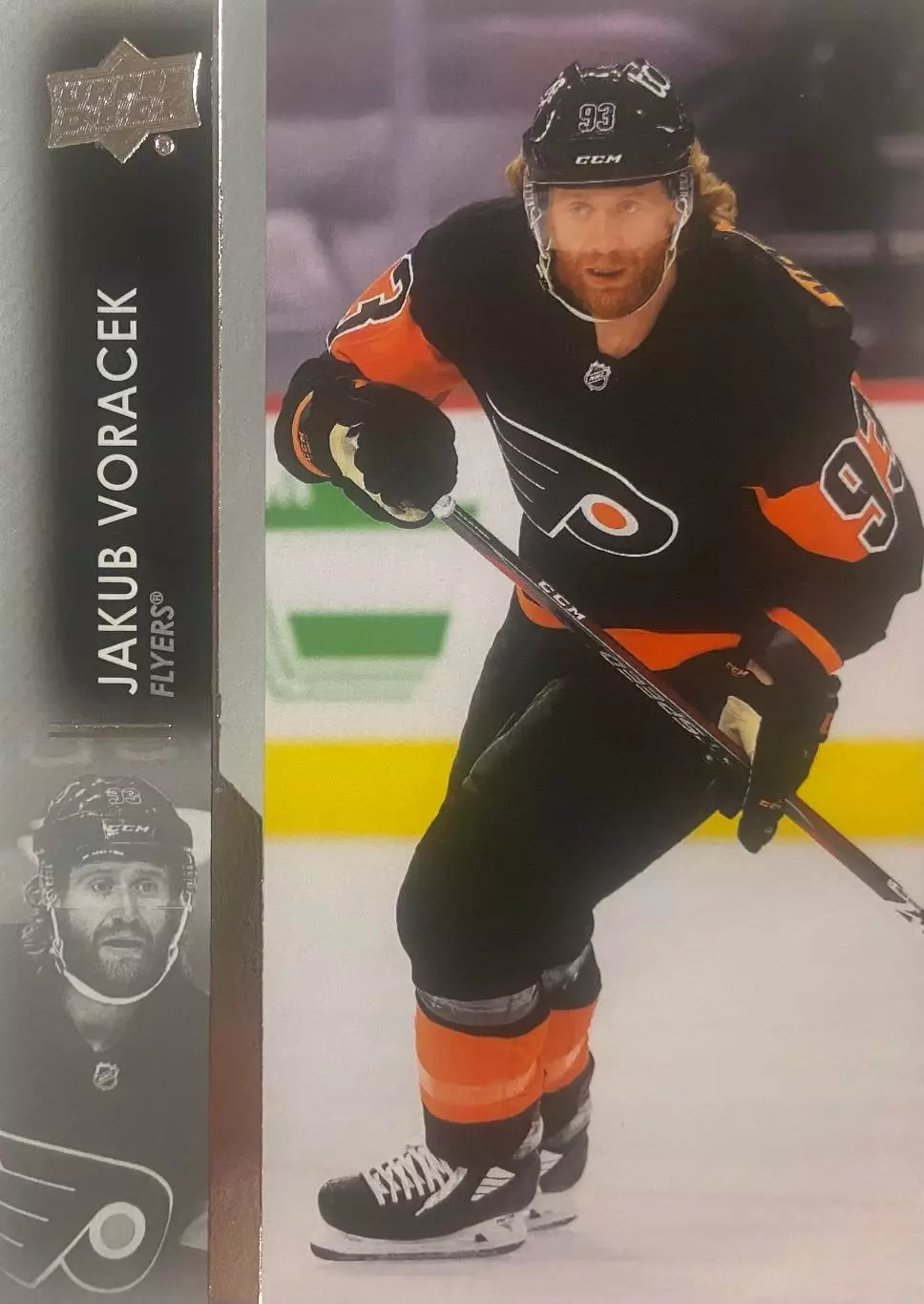 Карточка Якуб Ворачек Philadelphia Flyers-Филадельфия, Лев Прага НХЛ/NHL/КХЛ