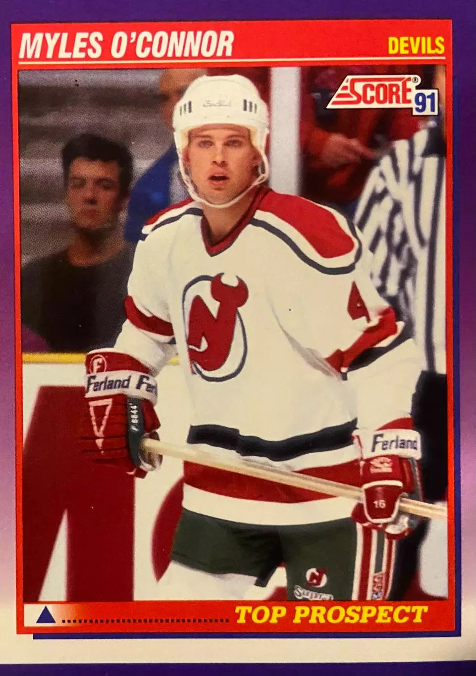 Хоккей Карточка Myles O'Connor/Майлз О'Коннор New Jersey Devils - Девилз НХЛ/NHL