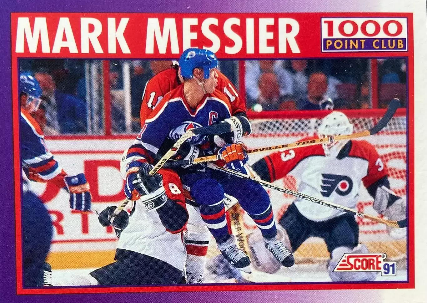 Хоккей Карточка Mark Messier-Марк Мессье Edmonton Oilers-Эдмонтон Ойлерз НХЛ-NHL