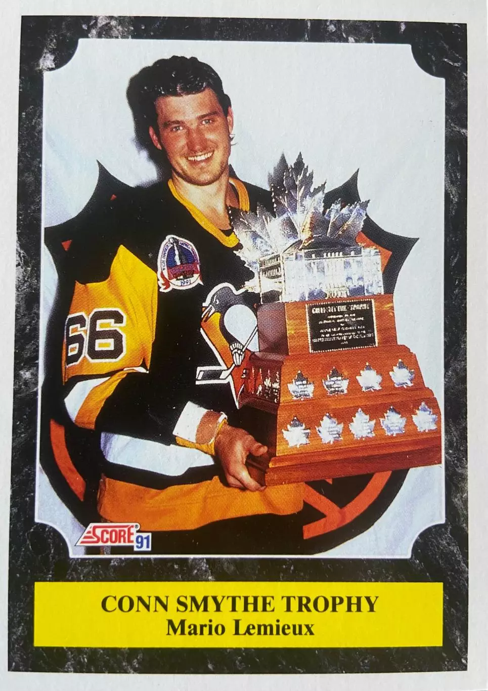 Хоккей Карточка Mario Lemieux-Марио Лемье Pittsburgh Penguins-Питтсбург NHL/НХЛ