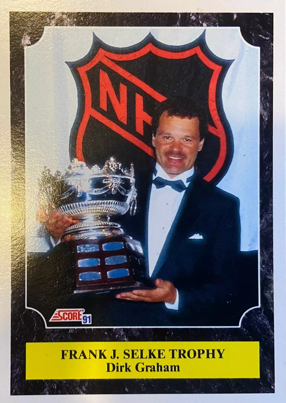 Хоккей Карточка Dirk Graham-Дирк Грэм Chicago Blackhawks-Чикаго Блэкхокс NHL/НХЛ