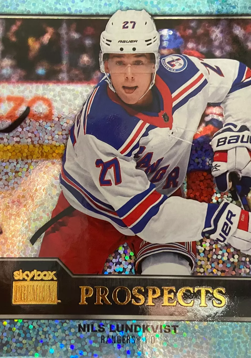 Карточка Nils Lundkvist - Нильс Лундквист New York Rangers - Рейнджерс НХЛ/NHL