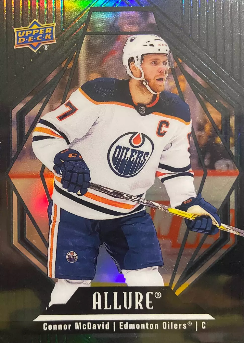 Хоккей. Карточка Connor McDavid-Коннор Макдэвид Edmonton Oilers-Эдмонтон NHL-НХЛ