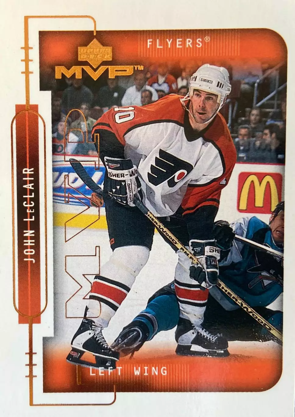 Хоккей Карточка John LeClair-Джон Леклер Philadelphia Flyers-Филадельфия НХЛ/NHL
