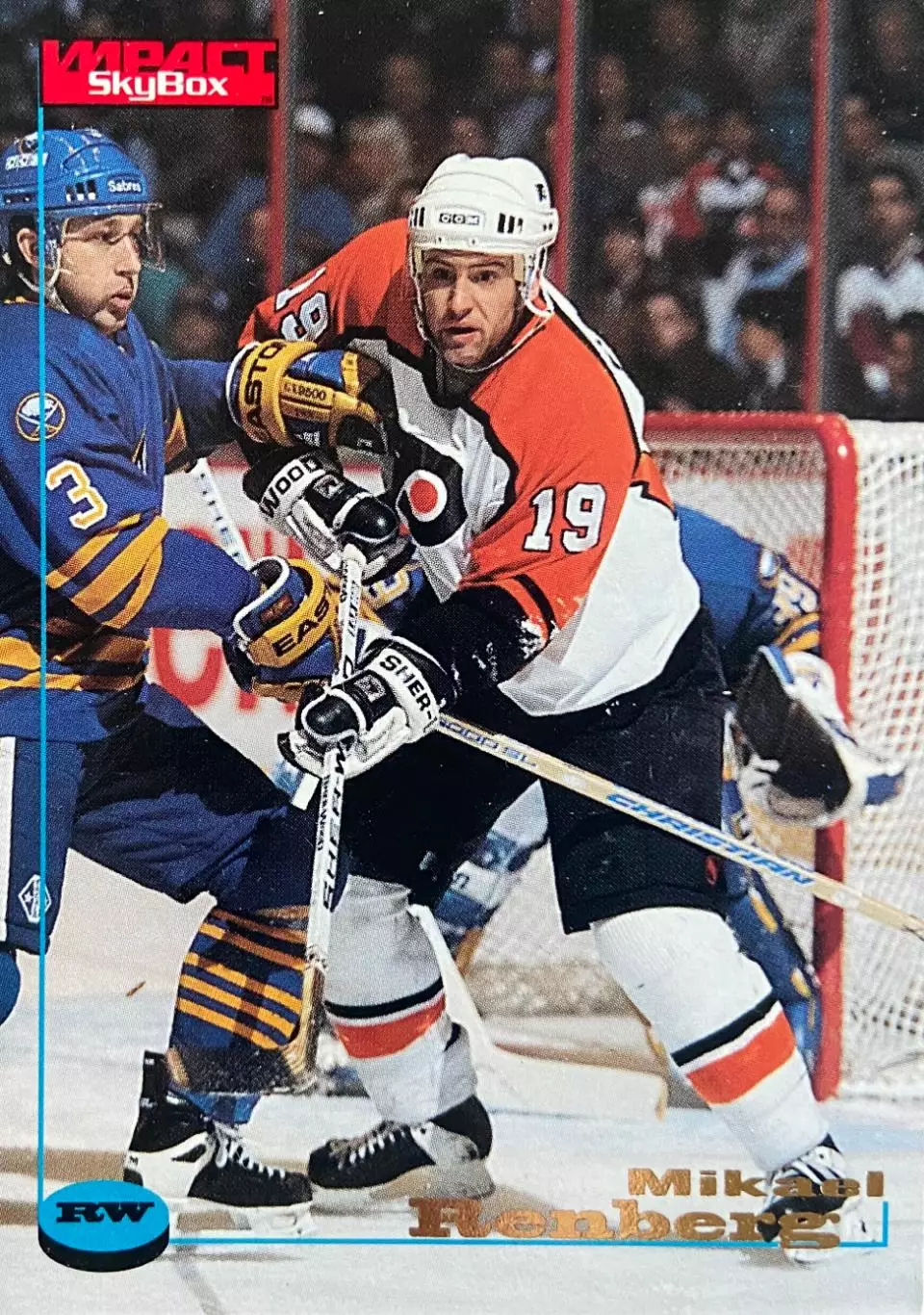 Карточка Mikael Renberg-Микаэль Ренберг Philadelphia Flyers-Филадельфия НХЛ/NHL