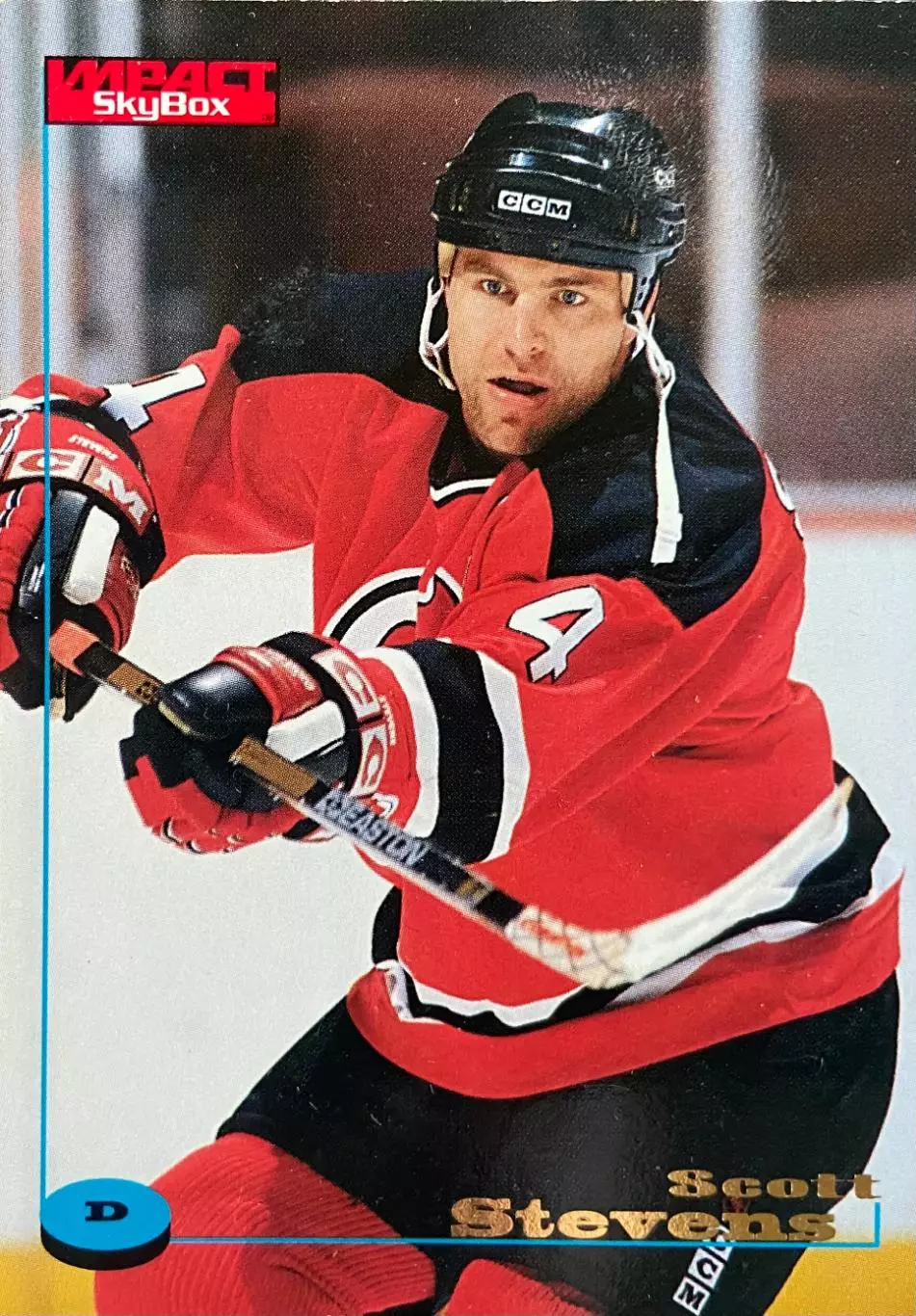 Карточка Scott Stevens-Скотт Стивенс New Jersey Devils/Нью-Джерси Девилз НХЛ/NHL