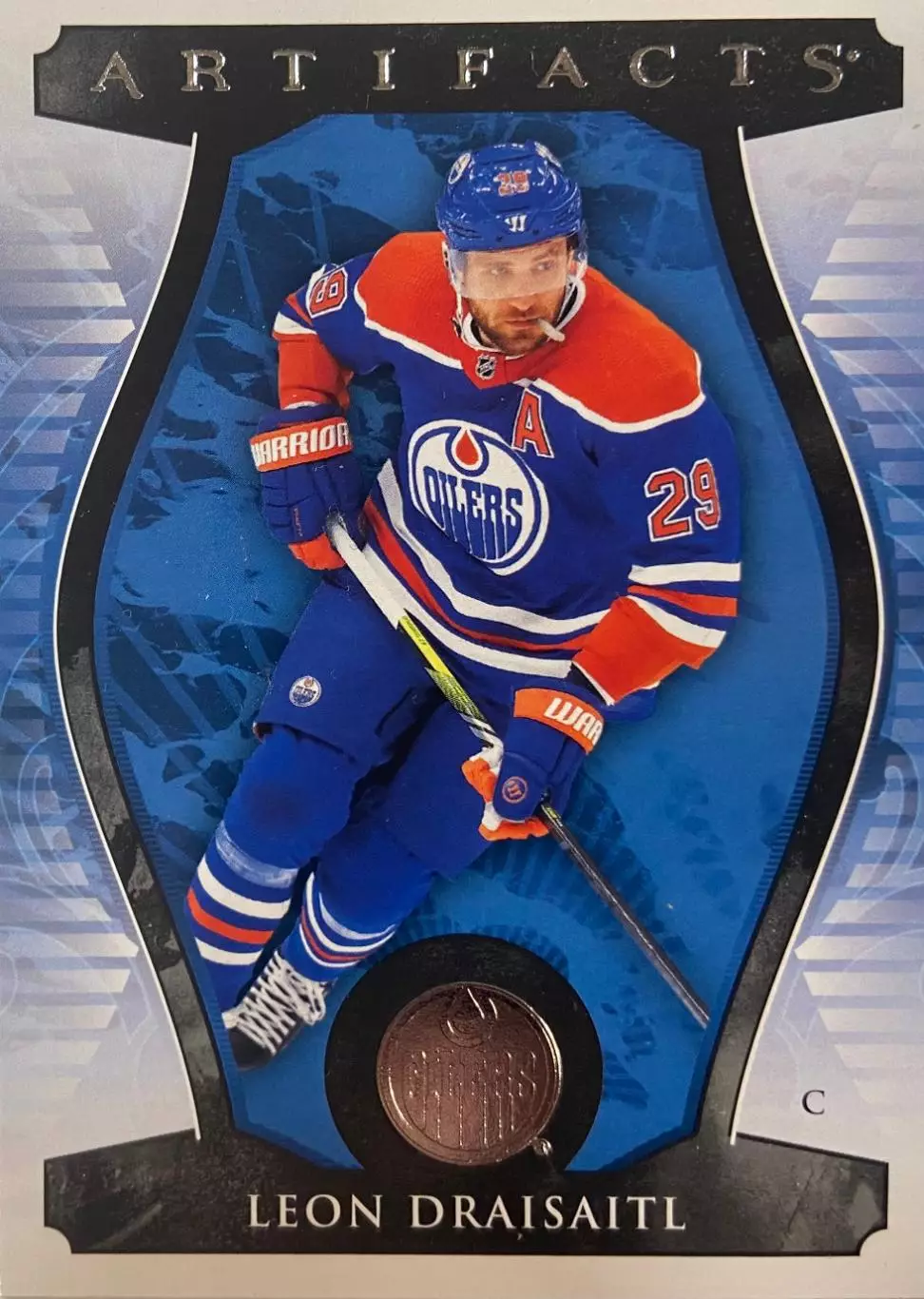 Хоккей. Карточка Leon Draisaitl-Леон Драйзайтль Edmonton Oilers-Эдмонтон NHL НХЛ