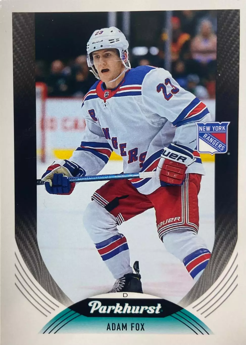 Хоккей Карточка Adam Fox - Адам Фокс New York Rangers/Нью-Йорк Рейнджерс НХЛ-NHL