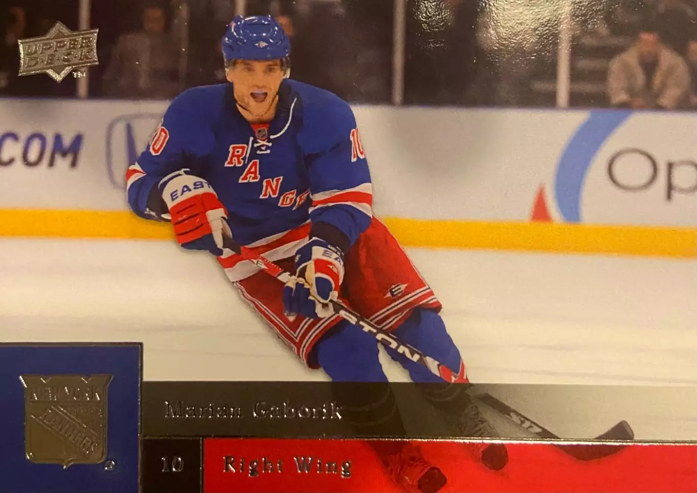 Хоккей. Карточка Marian Gaborik/Мариан Габорик New York Rangers/Нью-Йорк НХЛ/NHL