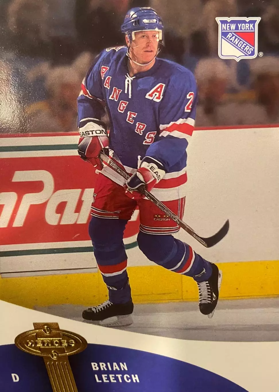 Карточка Brian Leetch - Брайан Лич New York Rangers / Нью-Йорк Рейнджерс NHL/НХЛ