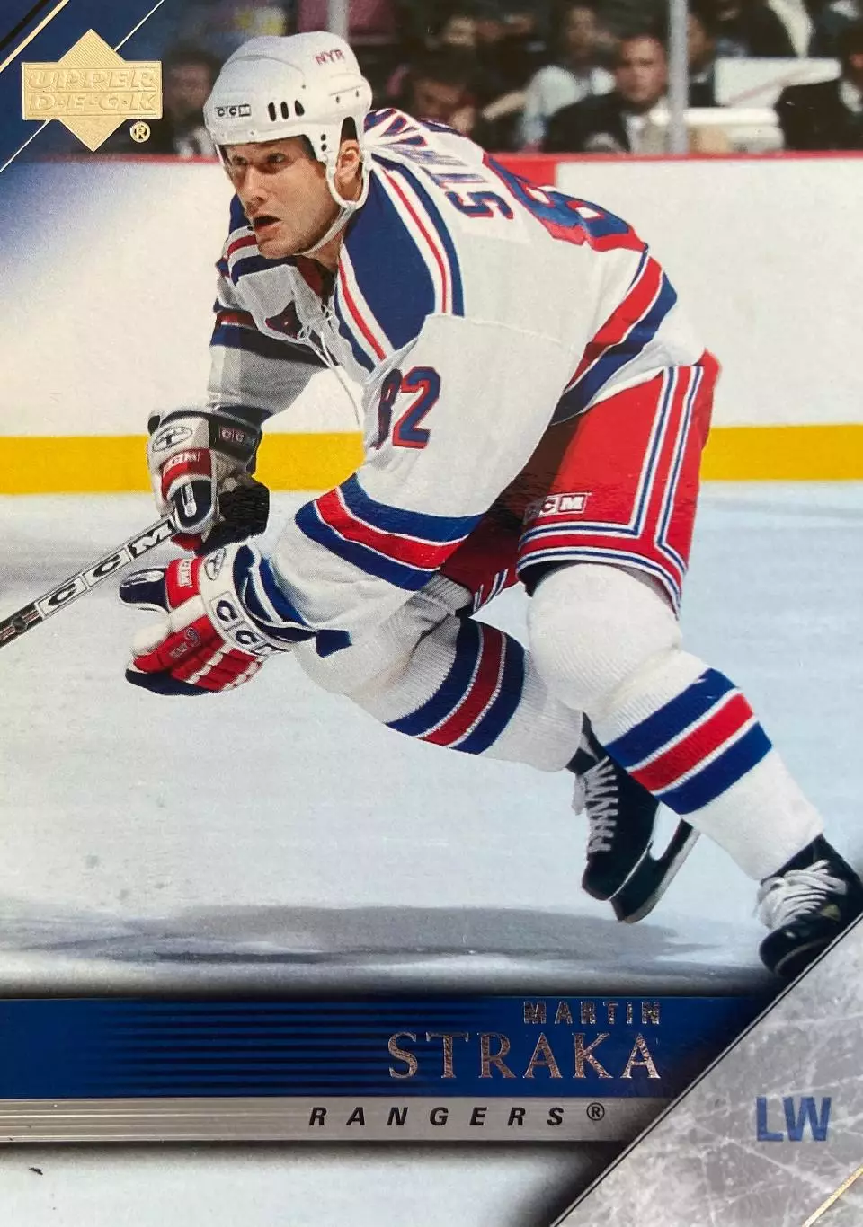 Хоккей. Карточка Martin Straka-Мартин Страка New York Rangers/Рейнджерс НХЛ/NHL