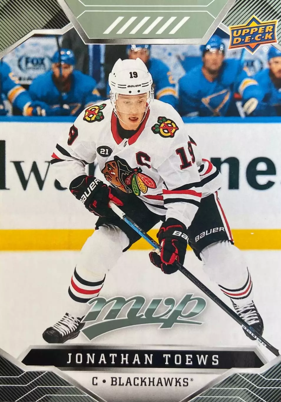 Хоккей. Карточка Jonathan Toews-Джонатан Тэйвз Chicago Blackhawks-Чикаго НХЛ/NHL