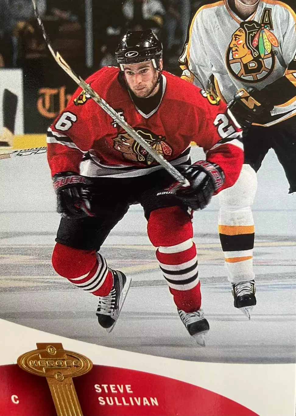 Хоккей Карточка Steve Sullivan-Стив Салливан Chicago Blackhawks - Чикаго НХЛ/NHL