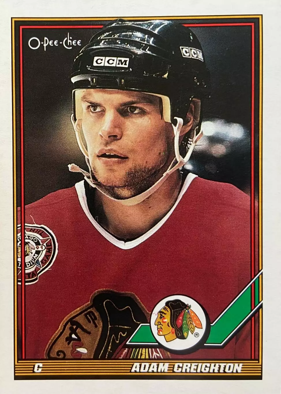 Хоккей. Карточка Adam Creighton-Адам Крейтон Chicago Blackhawks - Чикаго НХЛ/NHL