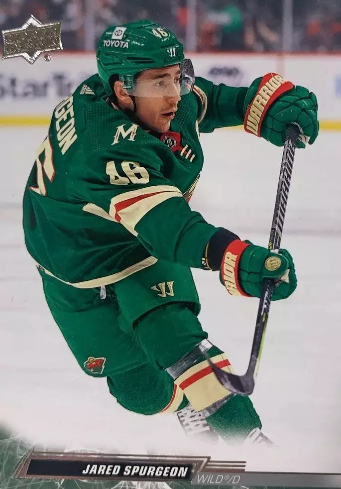 Хоккей. Карточка Jared Spurgeon-Джаред Сперджен Minnesota Wild-Миннесота НХЛ-NHL