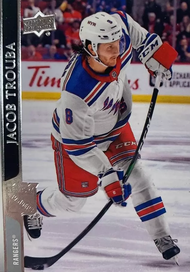 Хоккей. Карточка Jacob Trouba - Джейкоб Труба New York Rangers-Рейнджерс НХЛ/NHL