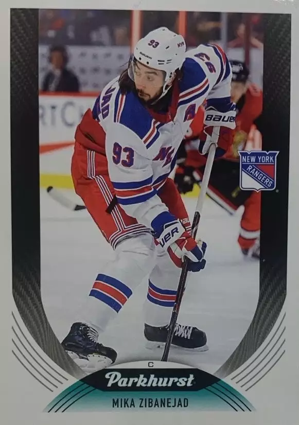 Хоккей Карточка Mika Zibanejad-Мика Зибанежад New York Rangers-Рейнджерс НХЛ NHL