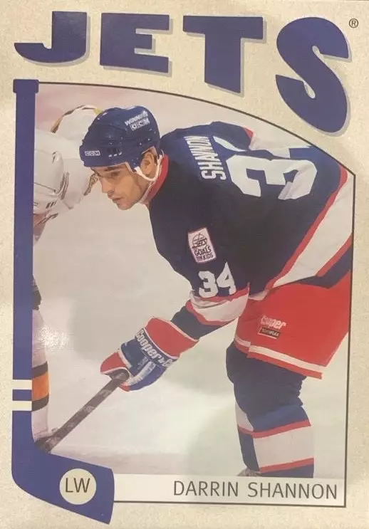 Хоккей. Карточка Darrin Shannon - Дэррин Шэннон Winnipeg Jets - Виннипег НХЛ/NHL