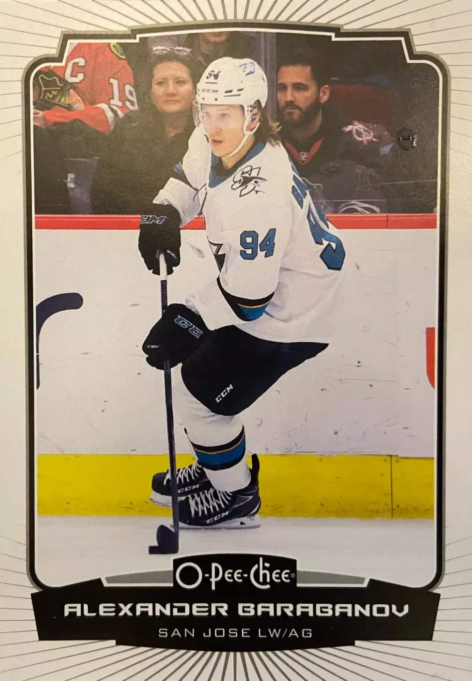 Карточка Александр Барабанов San Jose Sharks/Сан-Хосе Шаркс, СКА,Ак Барс НХЛ/КХЛ